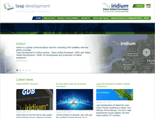 Tablet Screenshot of leapdevelopment.nl